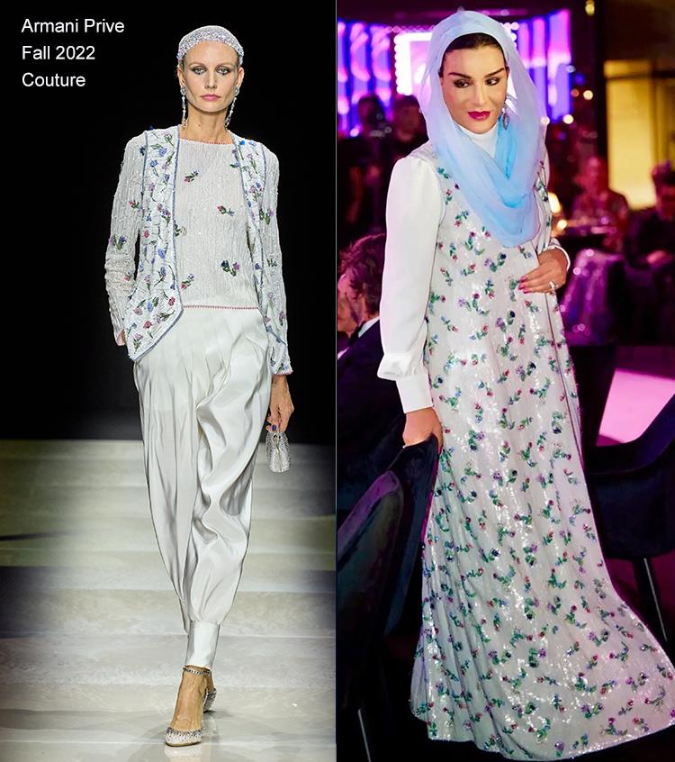 比世界杯还好看的是，卡塔尔太后的高定衣橱爽文人生