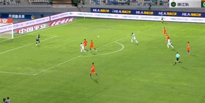 郑铮世界波破门,郑铮凌空打门