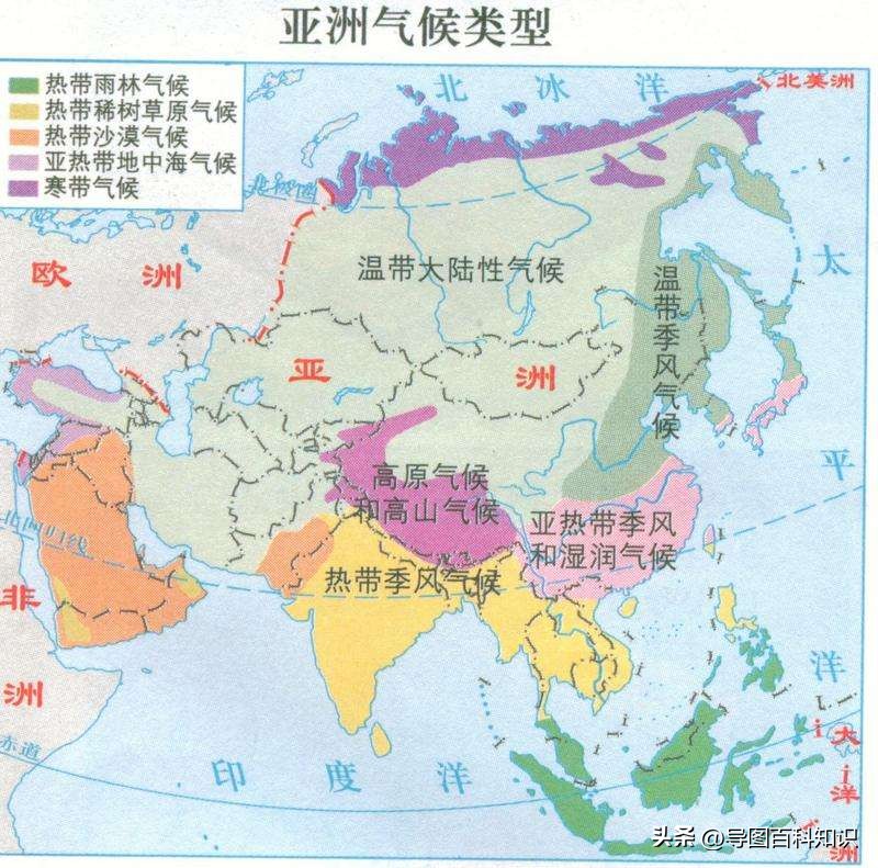 七下地理思维导图认识大洲,亚洲思维导图七下地理简单