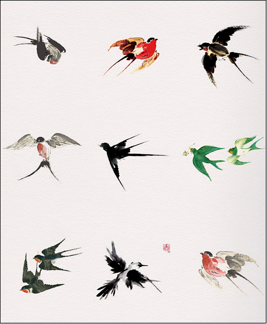 儿童画创意美术6-8岁,创意儿童画燕归巢