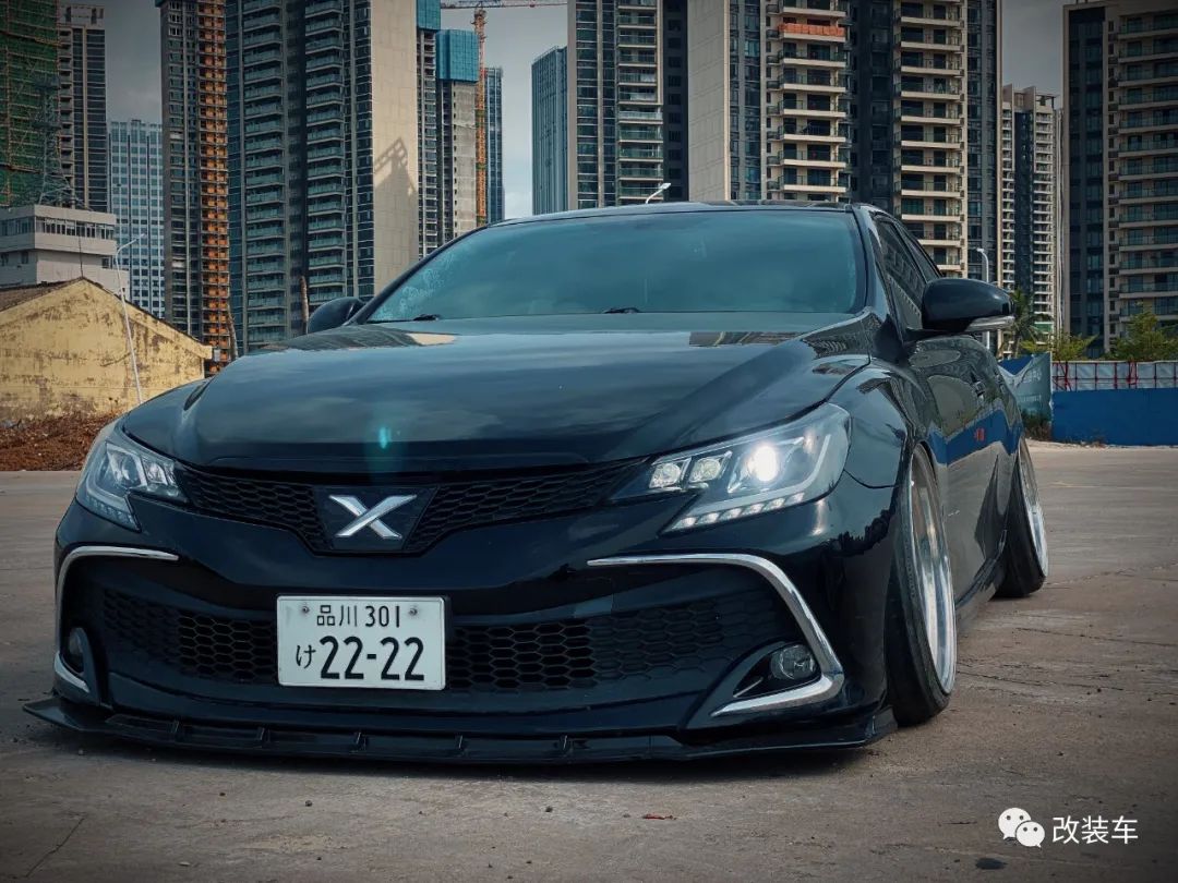 丰田锐志改低趴真实图片,丰田锐志低姿态改装的价格表