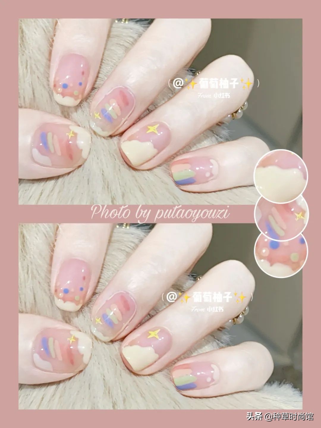 秋冬超显白高级感美甲,春日美甲图片最新款百搭