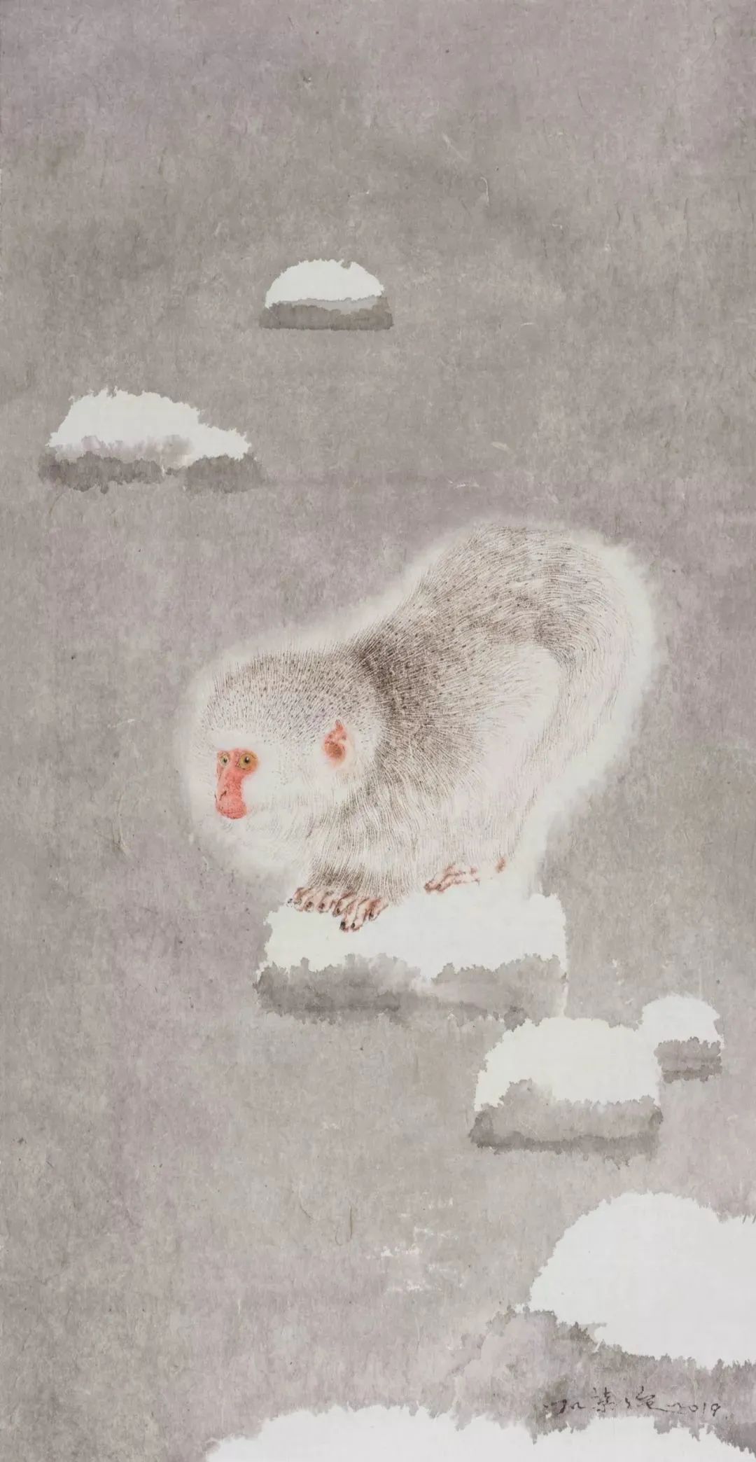 严谨细致的书法,水墨气韵生动的线描