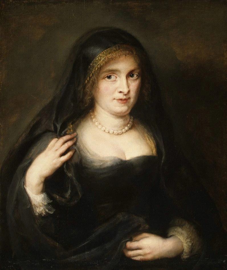 巴洛克风格鲁本斯人物肖像自画像,鲁本斯的人物肖像画作品