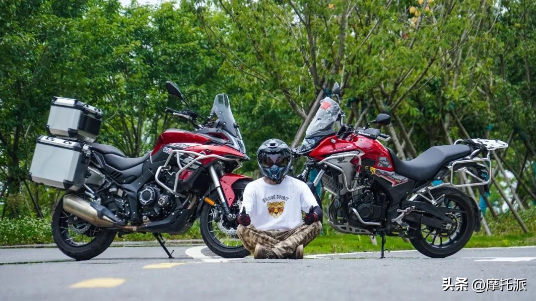 对比评测cb500x,ds525x对比本田cb400x