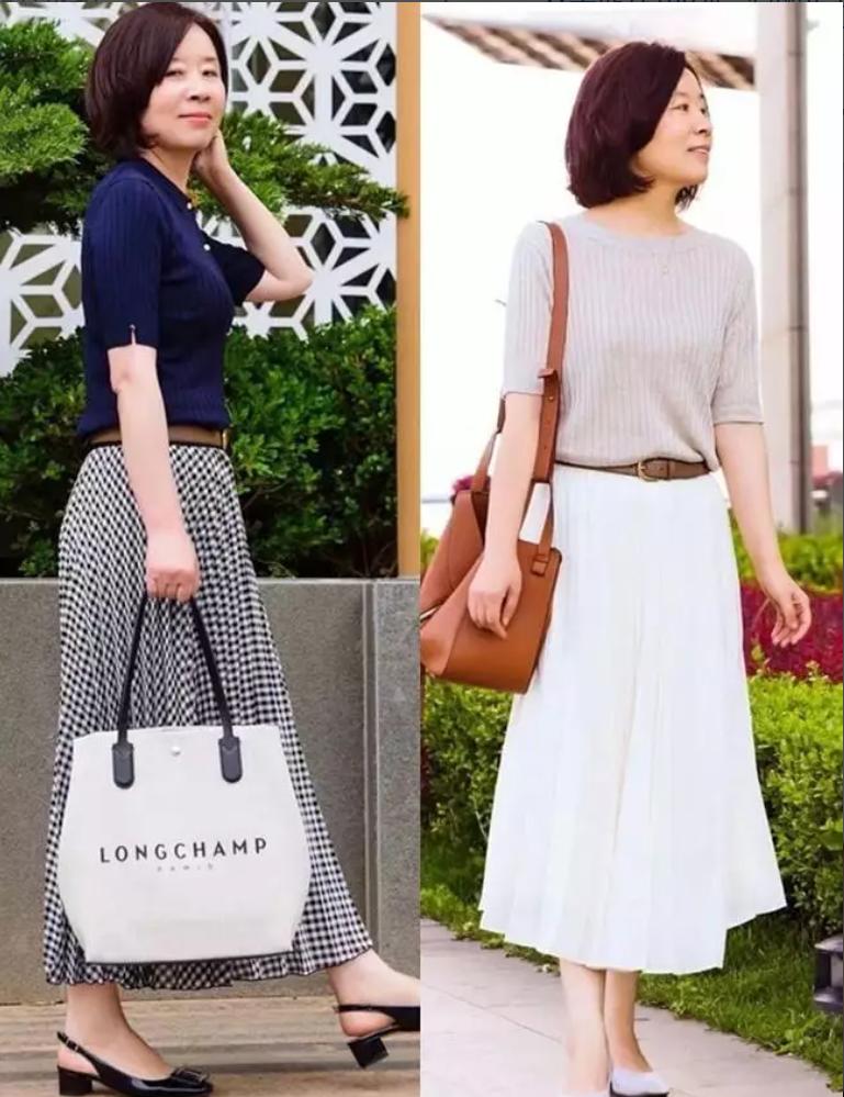 上海街拍长裤长裙,上海街拍修身长裙气质