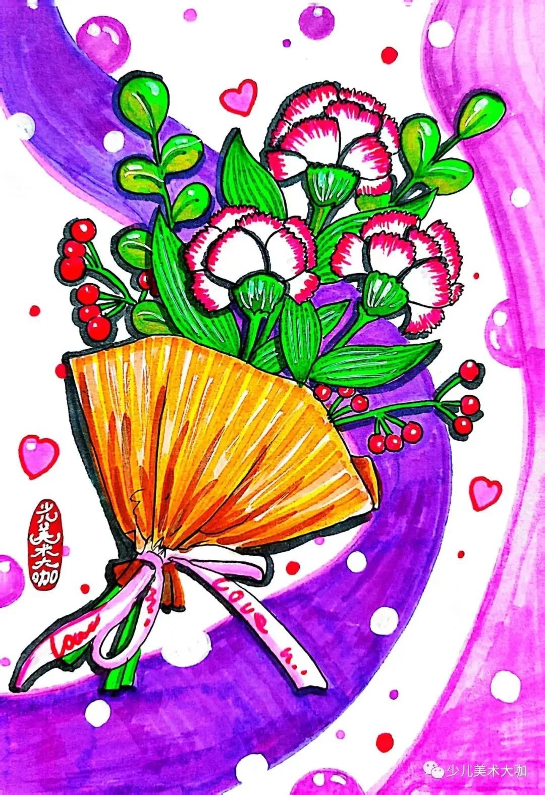 关于母亲节的手抄报又漂亮又简单,一年级母亲节手抄报怎么画简单的