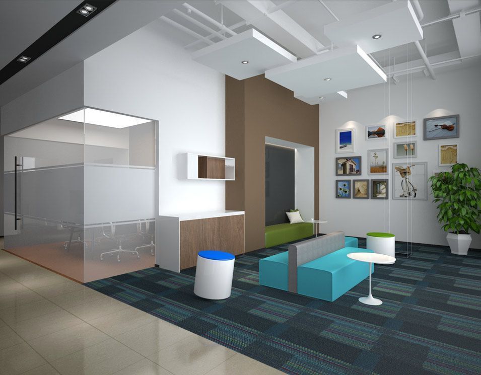 写字楼380平办公室装修效果图,贵州2023写字楼设计大概价格