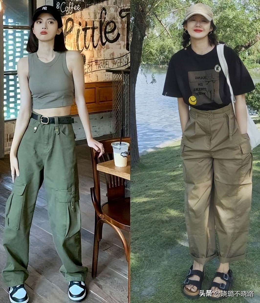 上海街拍穿搭长裤长裙,被杭州女生的街拍惊艳了