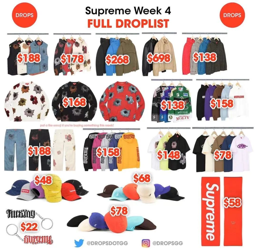 supreme本周发售清单抢先看,本周supreme发售