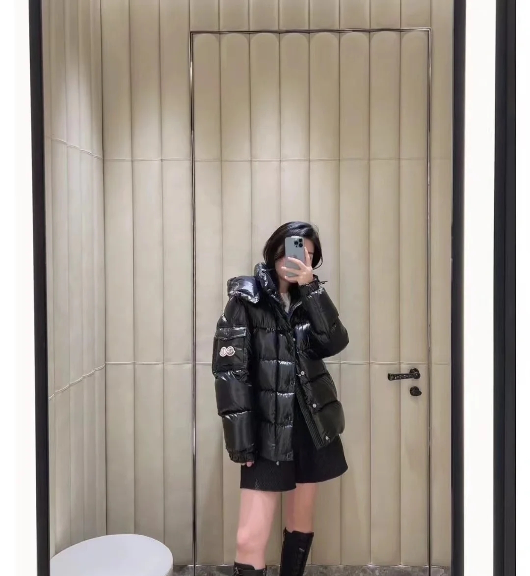 蒙口官方长款羽绒服2023新款,蒙口羽绒服加厚外套