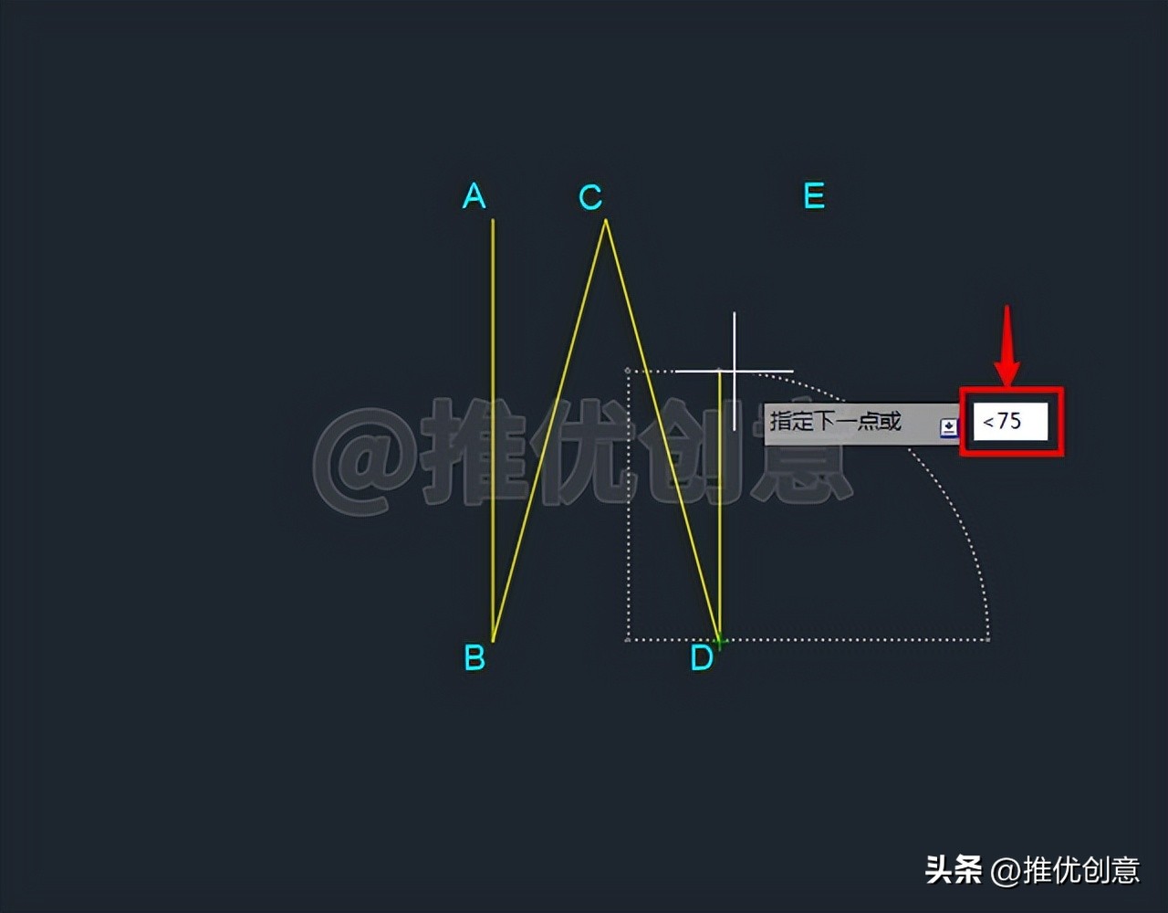 使用追踪定位、复制阵列绘制弹簧工程制图autocadcad教程CAD习题