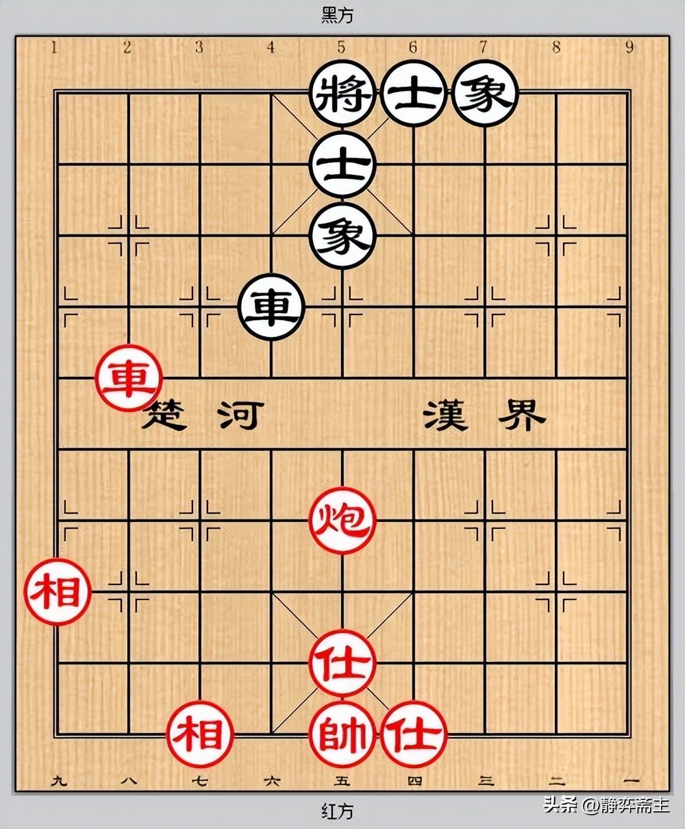 单车士守和车单兵定式,单车士象全守和炮车的定式