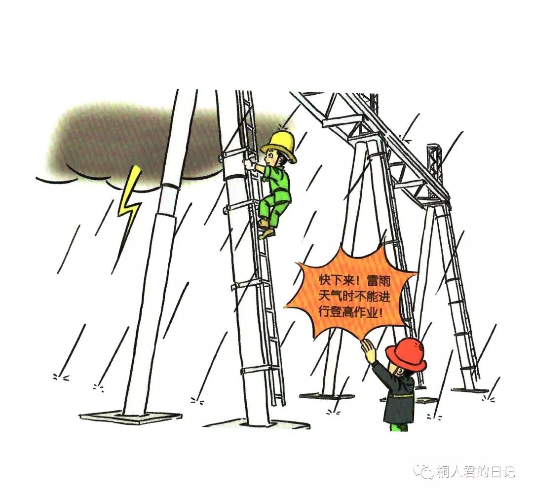 施工现场安全隐患漫画图,施工现场安全警示图片