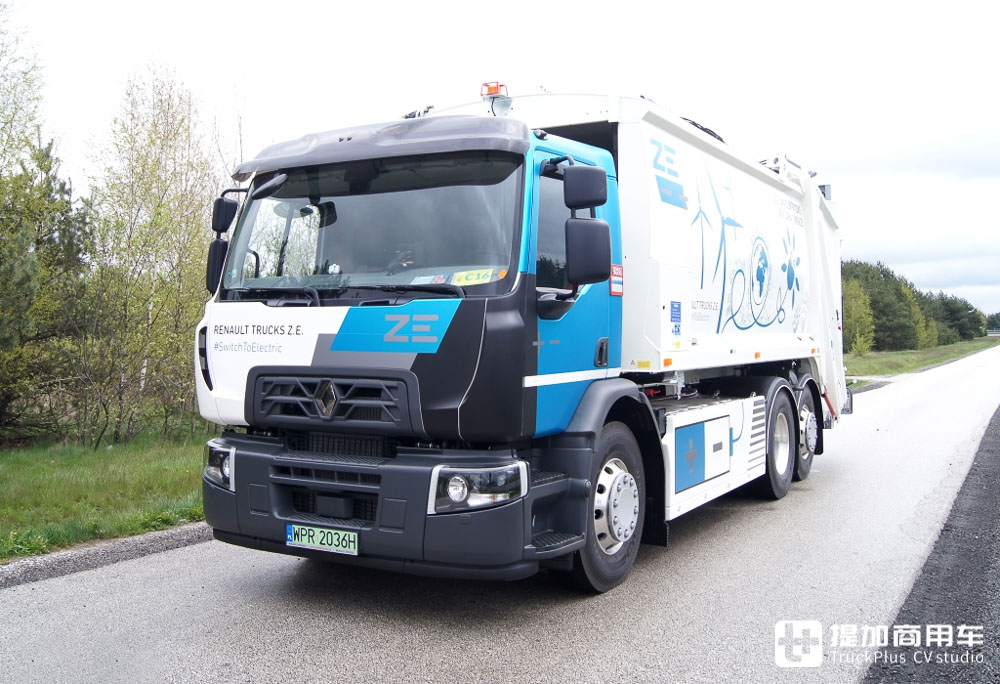 并不垃圾的垃圾车，已在波兰投放的雷诺D.ZE6x2电动环卫车实拍