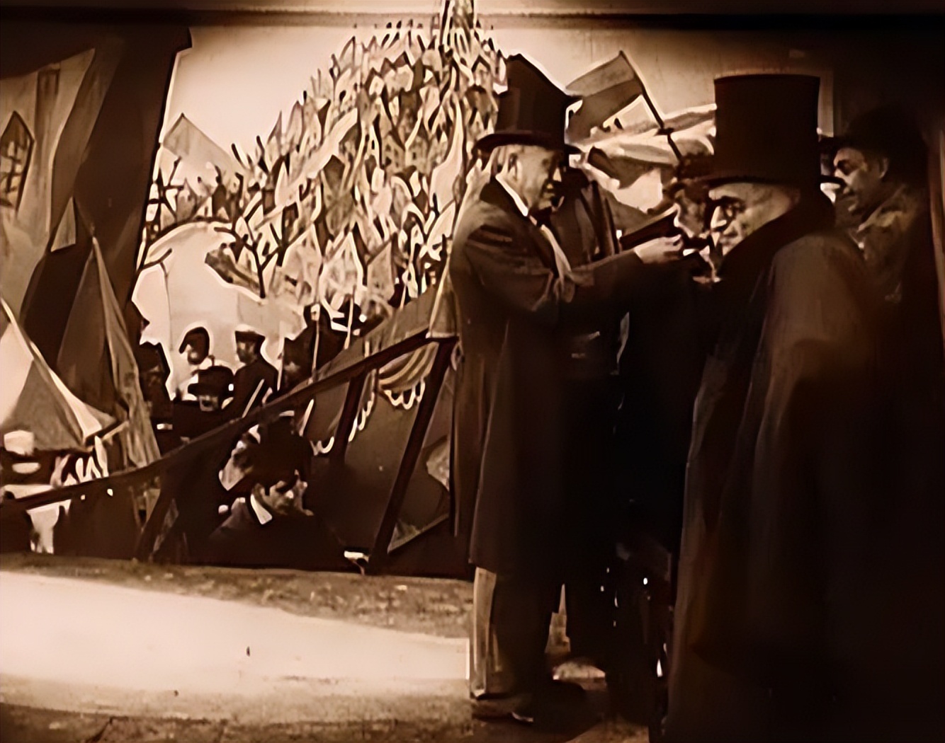 罗勃.韦恩导演用一部黑白电影,开创了德国表现主义电影的先河