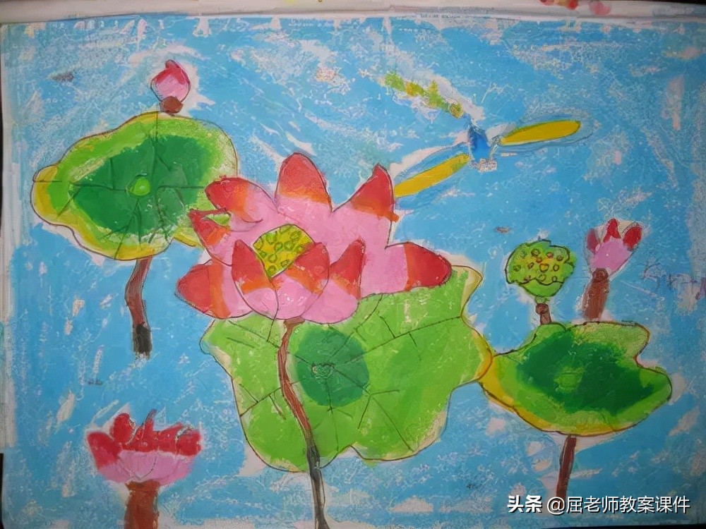 中班艺术领域荷花教案,荷花教案中班