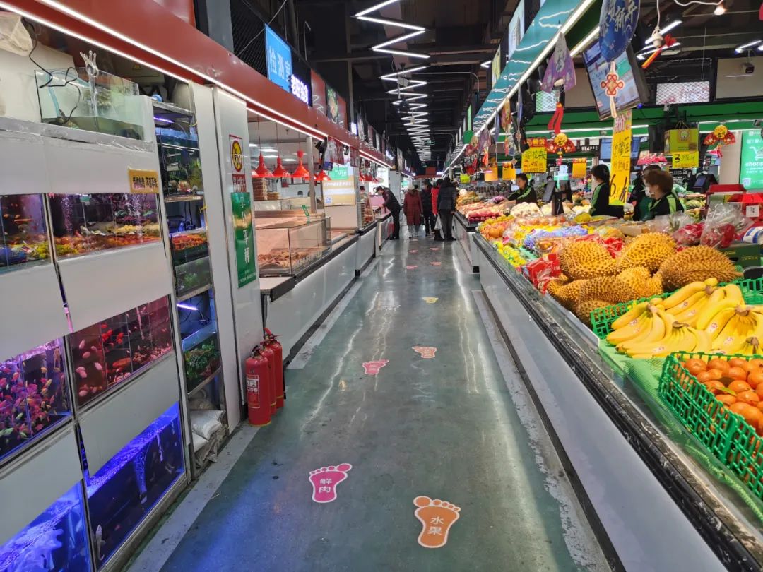 同城热门新型智慧农贸市场,智慧农贸市场高颜值科技范儿