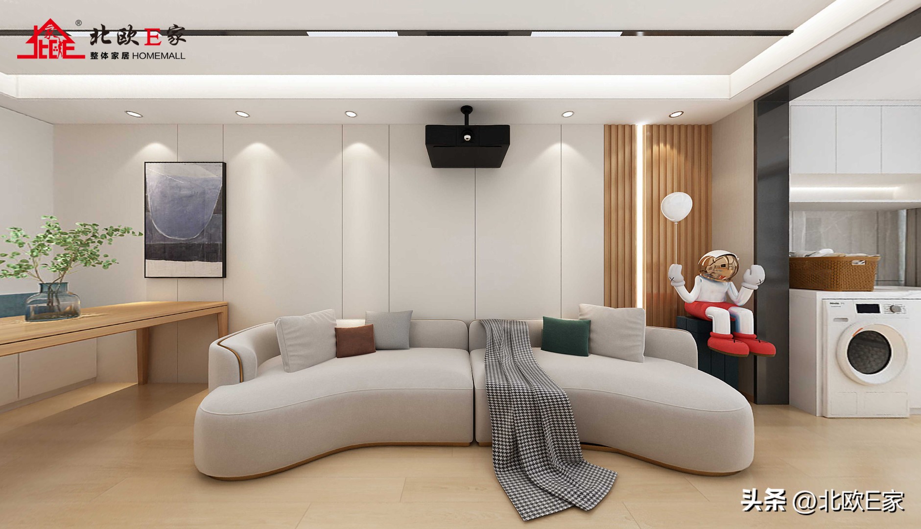 日系北欧风小居室,北欧风幸福小家