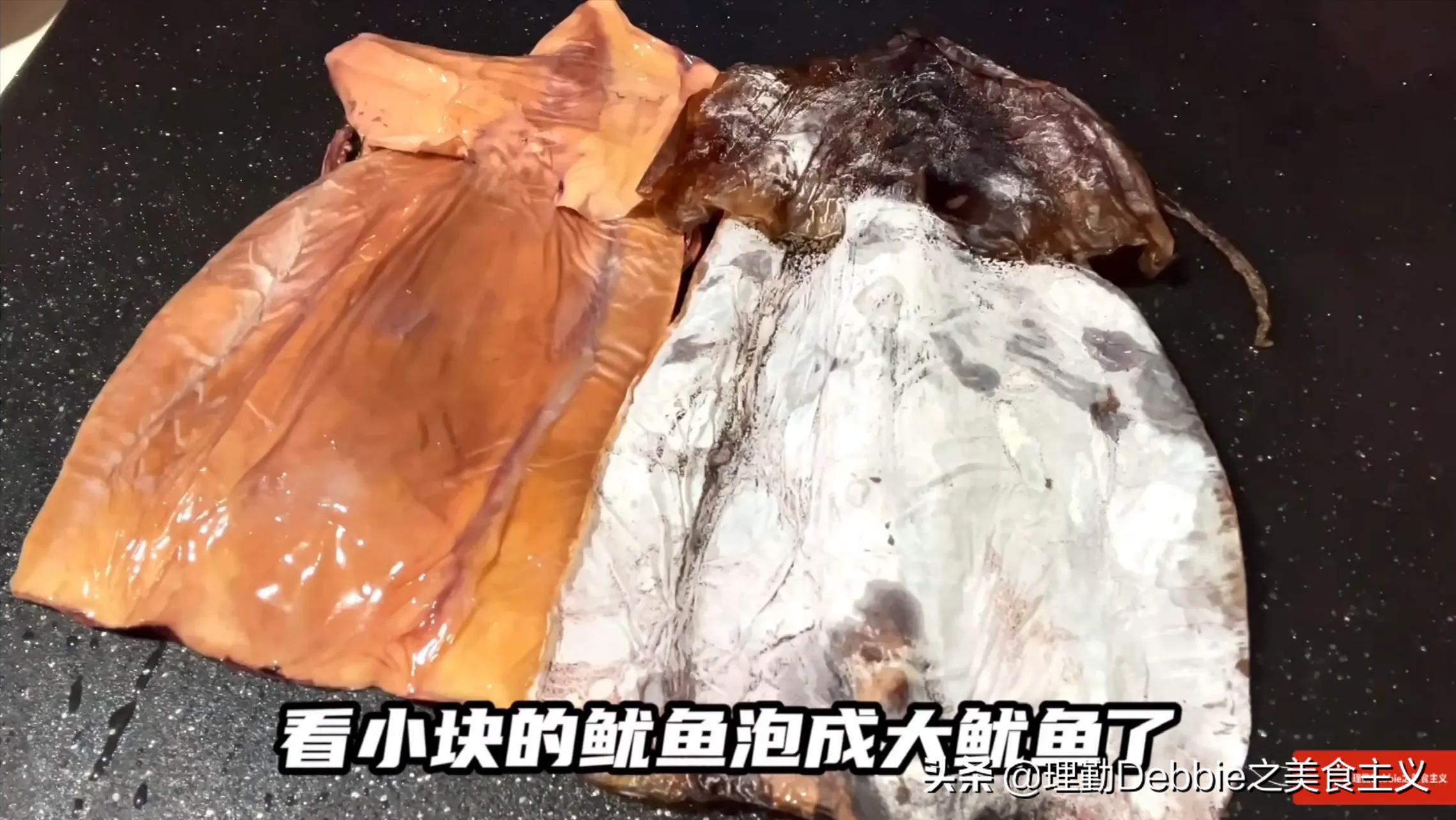 如何泡发干墨鱼和干鱿鱼,干鱿鱼不用碱还有什么办法泡开