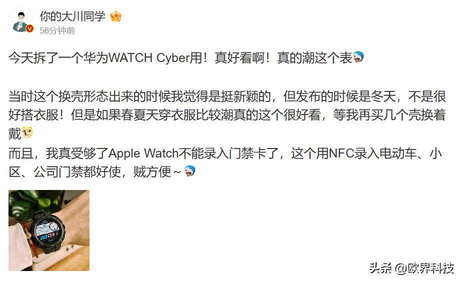 华为watchcyber可以刷门禁吗,华为watchcyber能用网易云吗