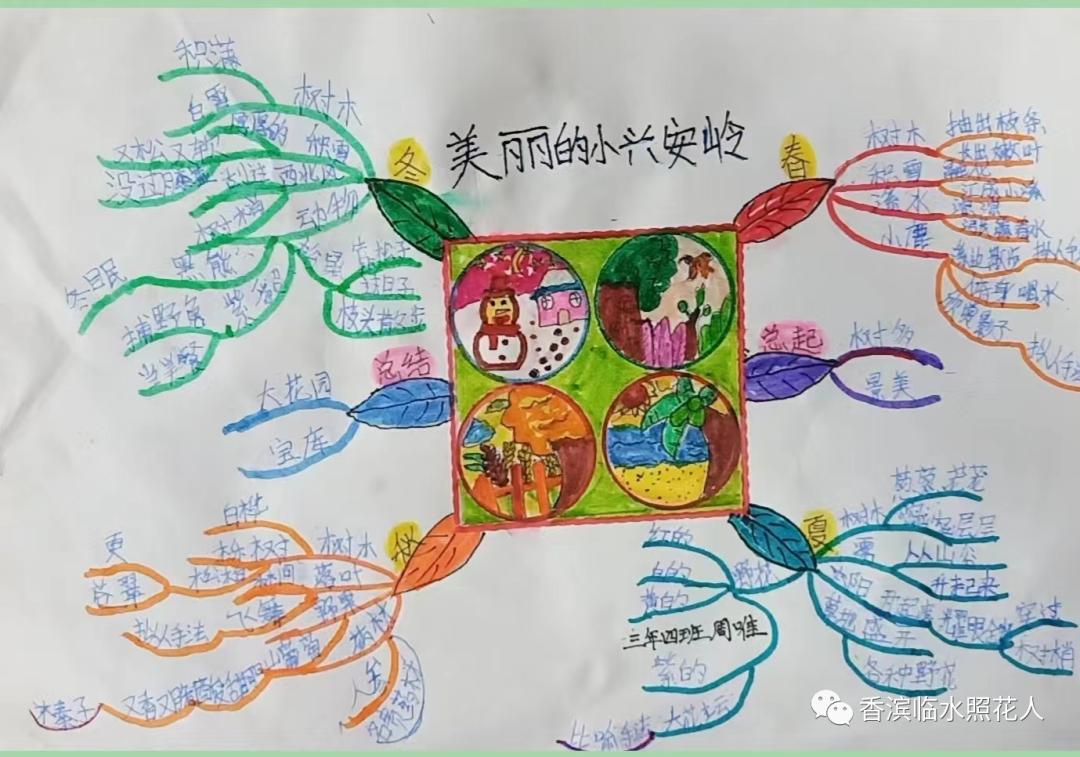 这儿真美作文三年级思维导图,三年级上册作文这儿真美思维导图