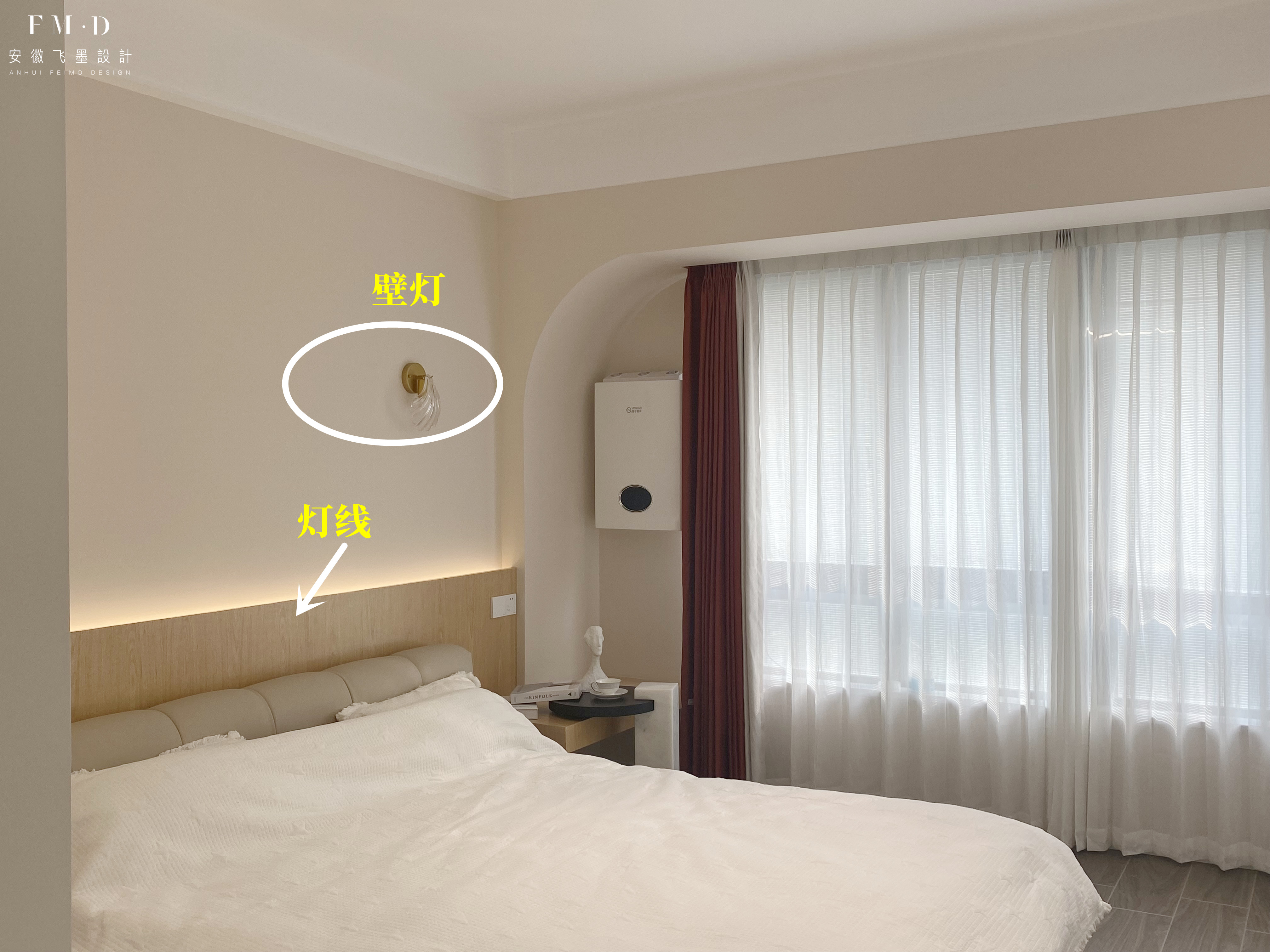 主卧面积20㎡，5个设计细节，实实在在解决不少问题，附尺寸数据