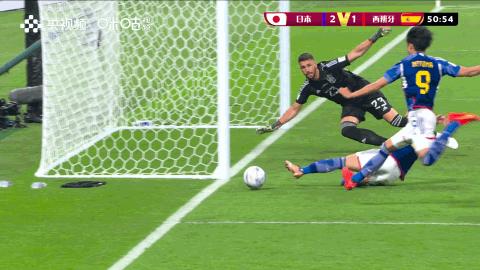 日本队的进球出底线,日本队进球