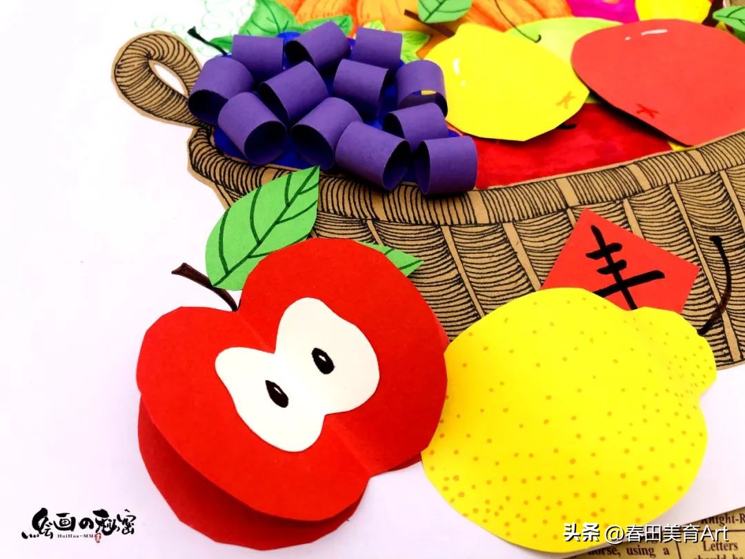 少儿美术课程中的技法,4-6岁少儿入门美术课程秋天