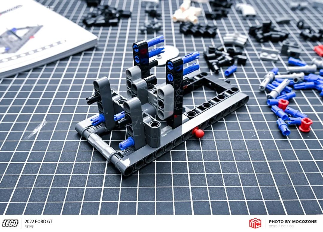 乐高积木福特gt跑车,福特gt2022