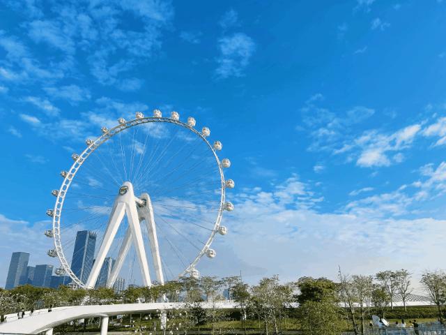 深圳莲花山公园航拍,航拍深圳凤凰山公园