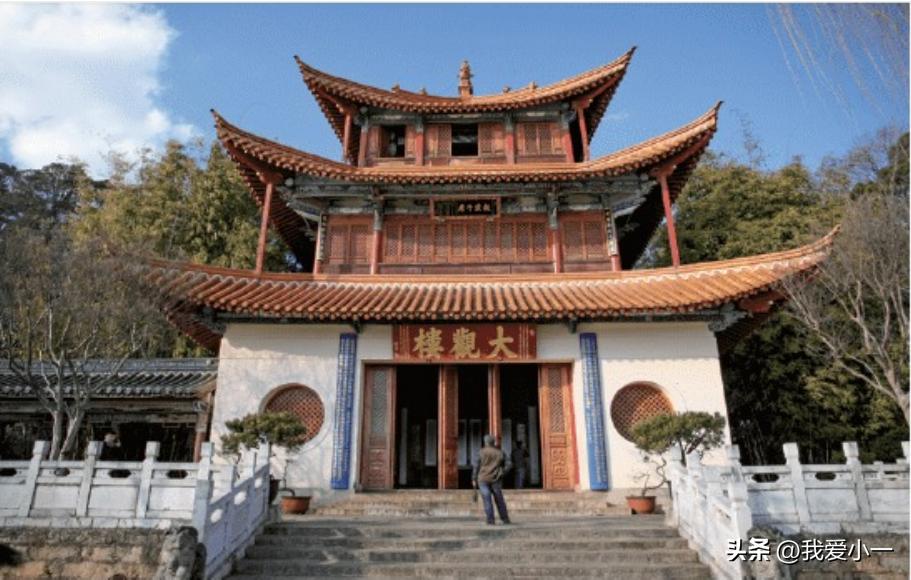 云南昆明古建筑群图,云南省昆明市官渡古镇古建筑