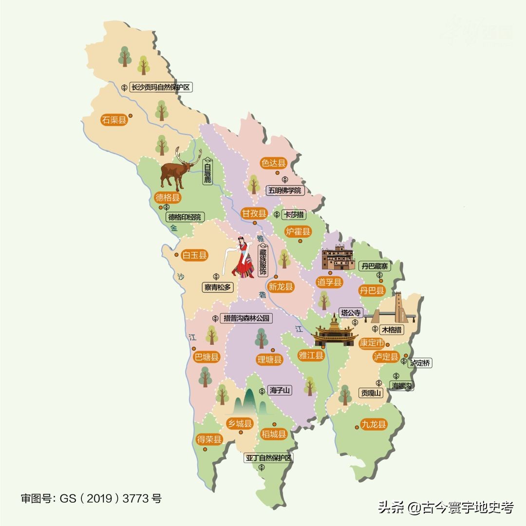 四川省各区县市地图,四川省各市县的详细地图