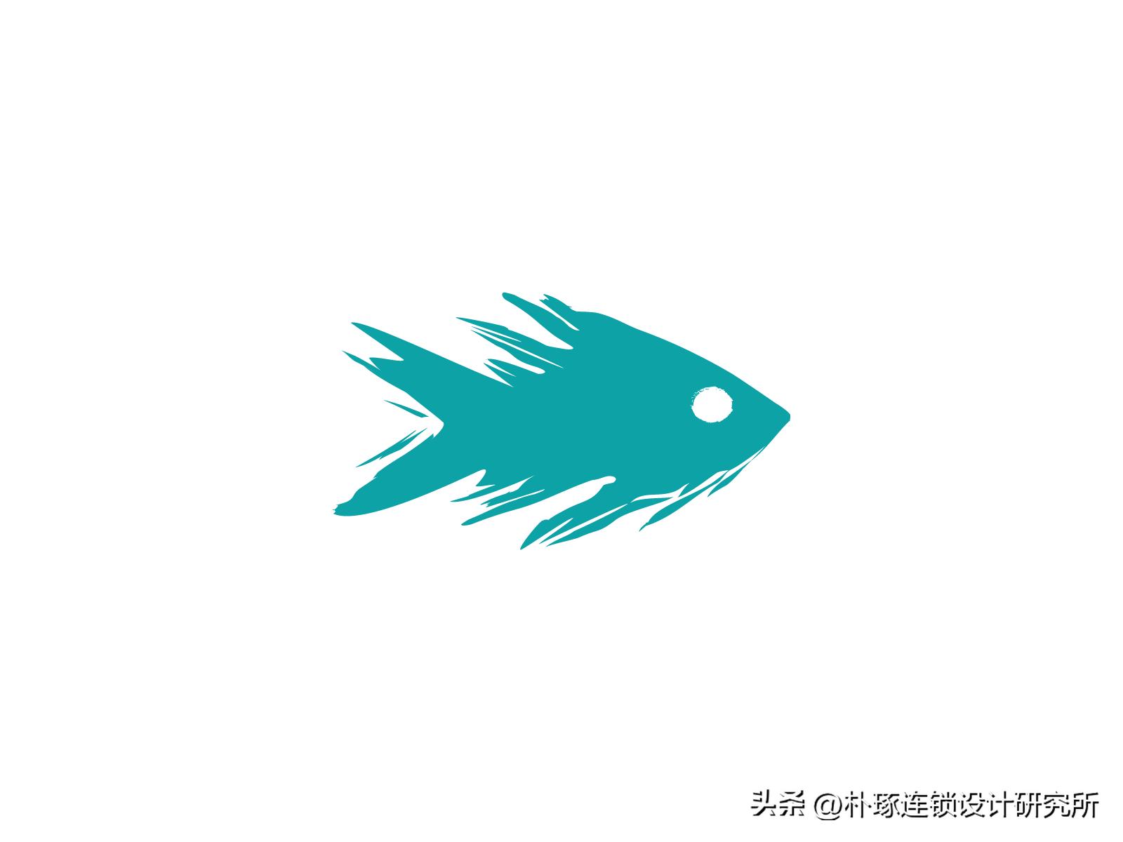 logo鱼设计创意图片欣赏,饭店logo鱼设计图片