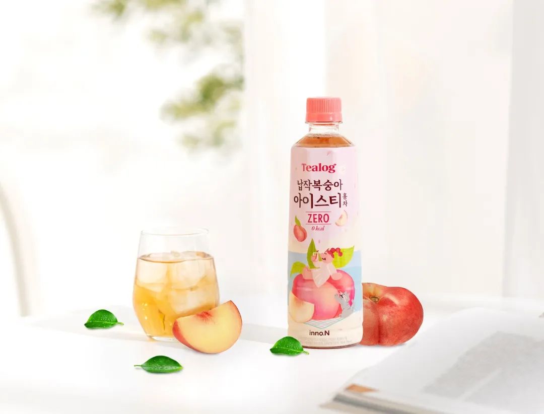 包装|TealogIcedTea韩国济州绿橘绿茶冰茶和扁桃红茶冰茶包装
