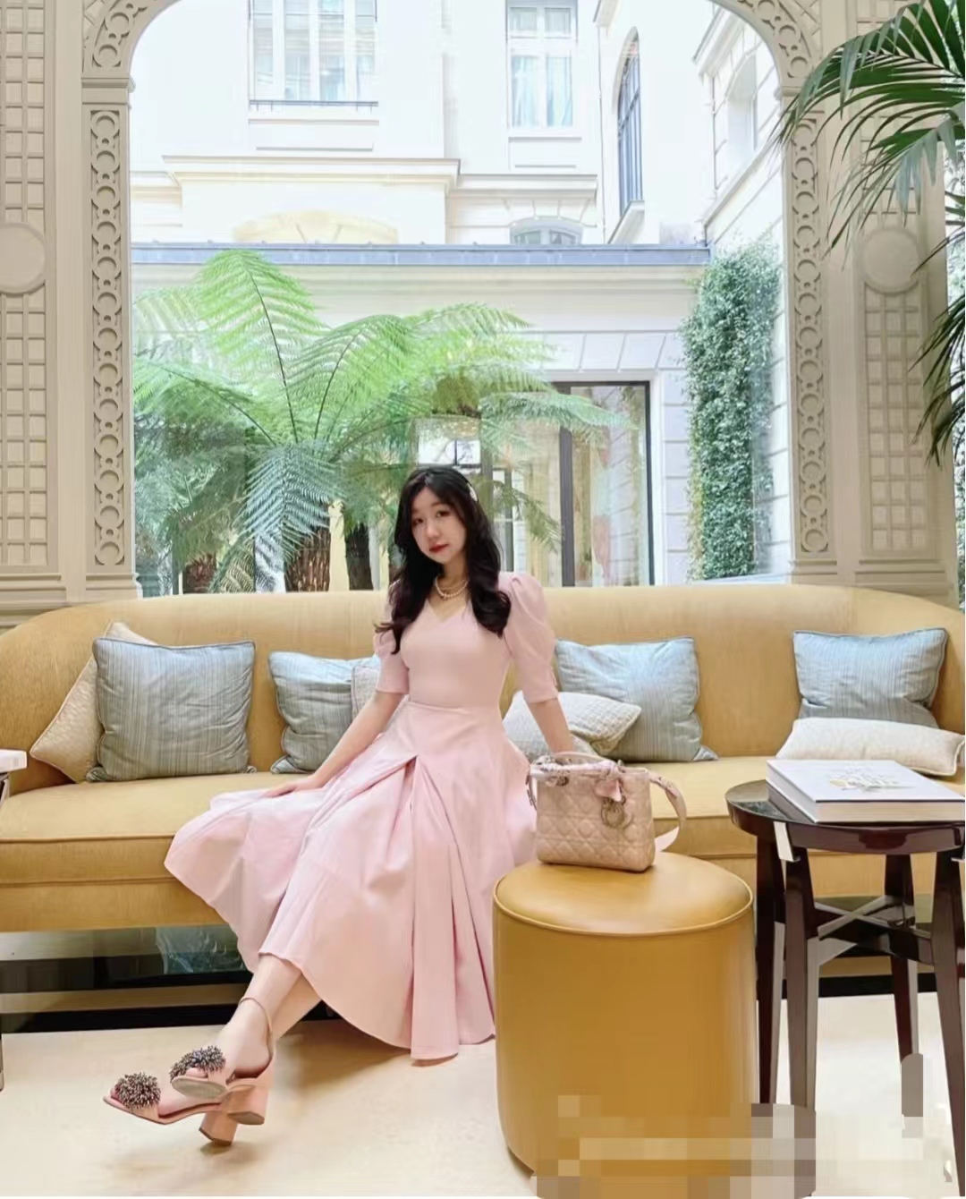 韩剧千金穿搭连衣裙,韩剧财阀千金穿搭黑色连衣裙