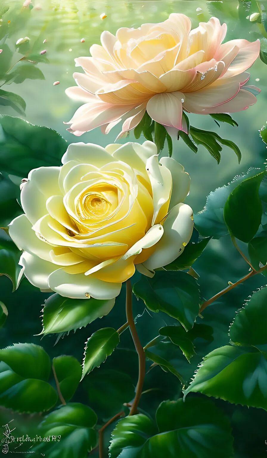 婀娜多姿的玫瑰花