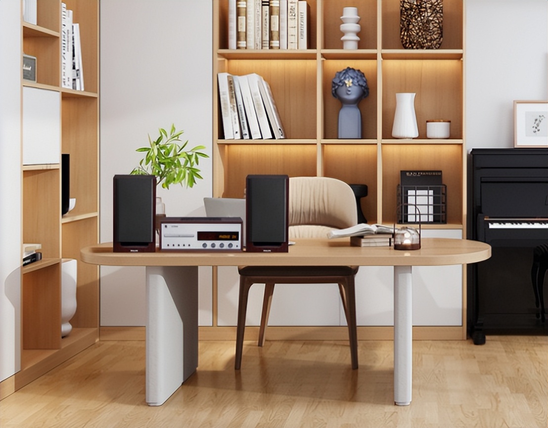 飞利浦高保真桌面蓝牙cd音响,飞利浦最好的复古音箱