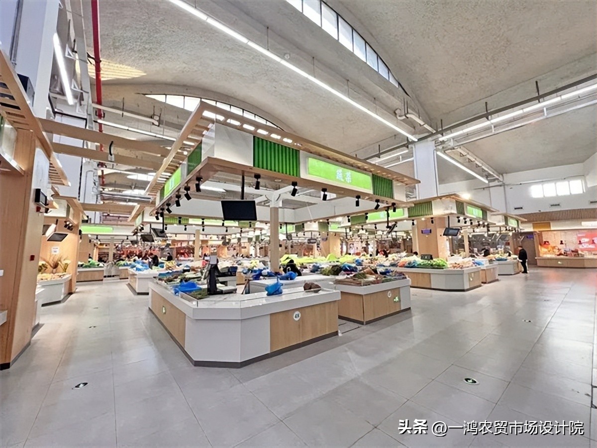 农贸市场设计案例改造,门头沟农贸市场设计案例