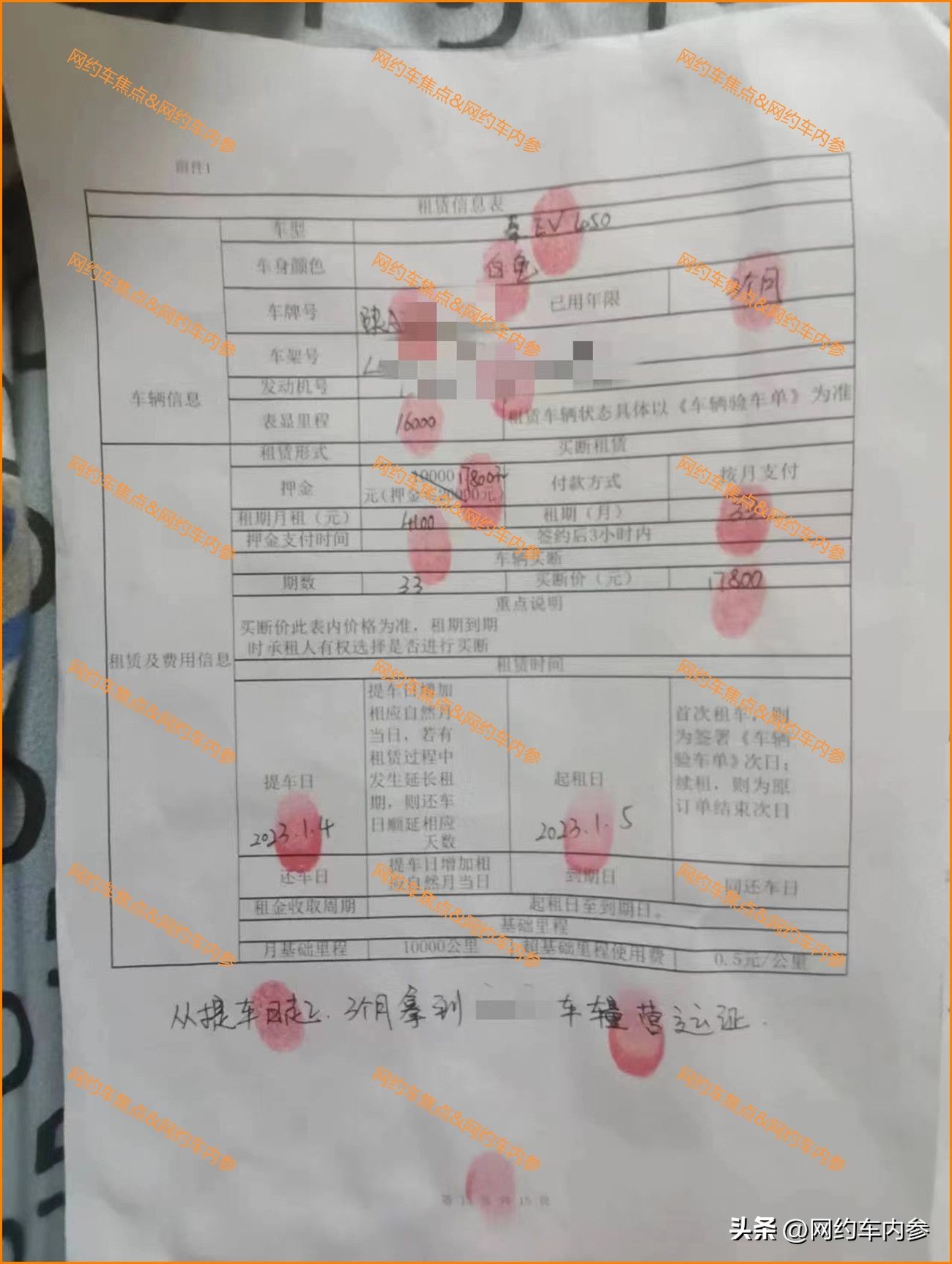 以租代购跑网约车赔多少钱,以租代购车跑网约车