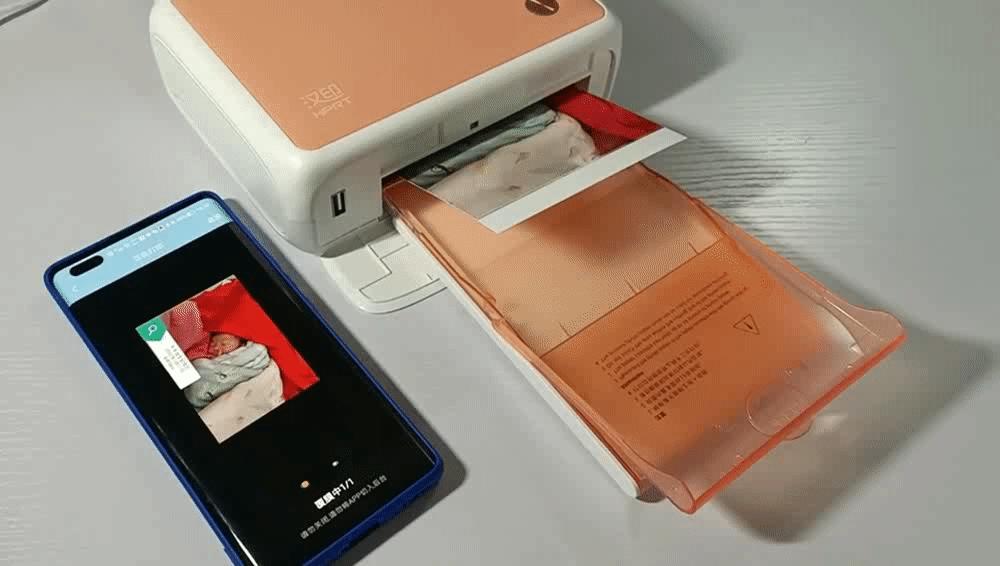 汉印cp4000l手机照片打印机,汉印照片打印机cp4000l家用小型