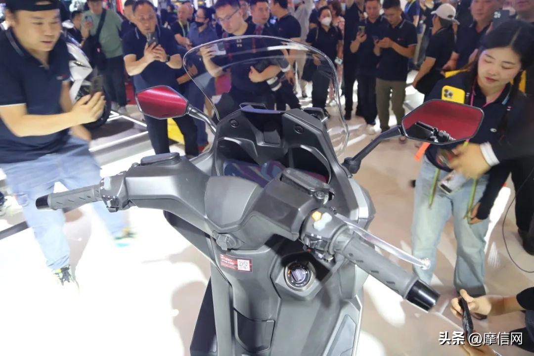 北京摩博会光阳st250试驾,北京摩展光阳krv150