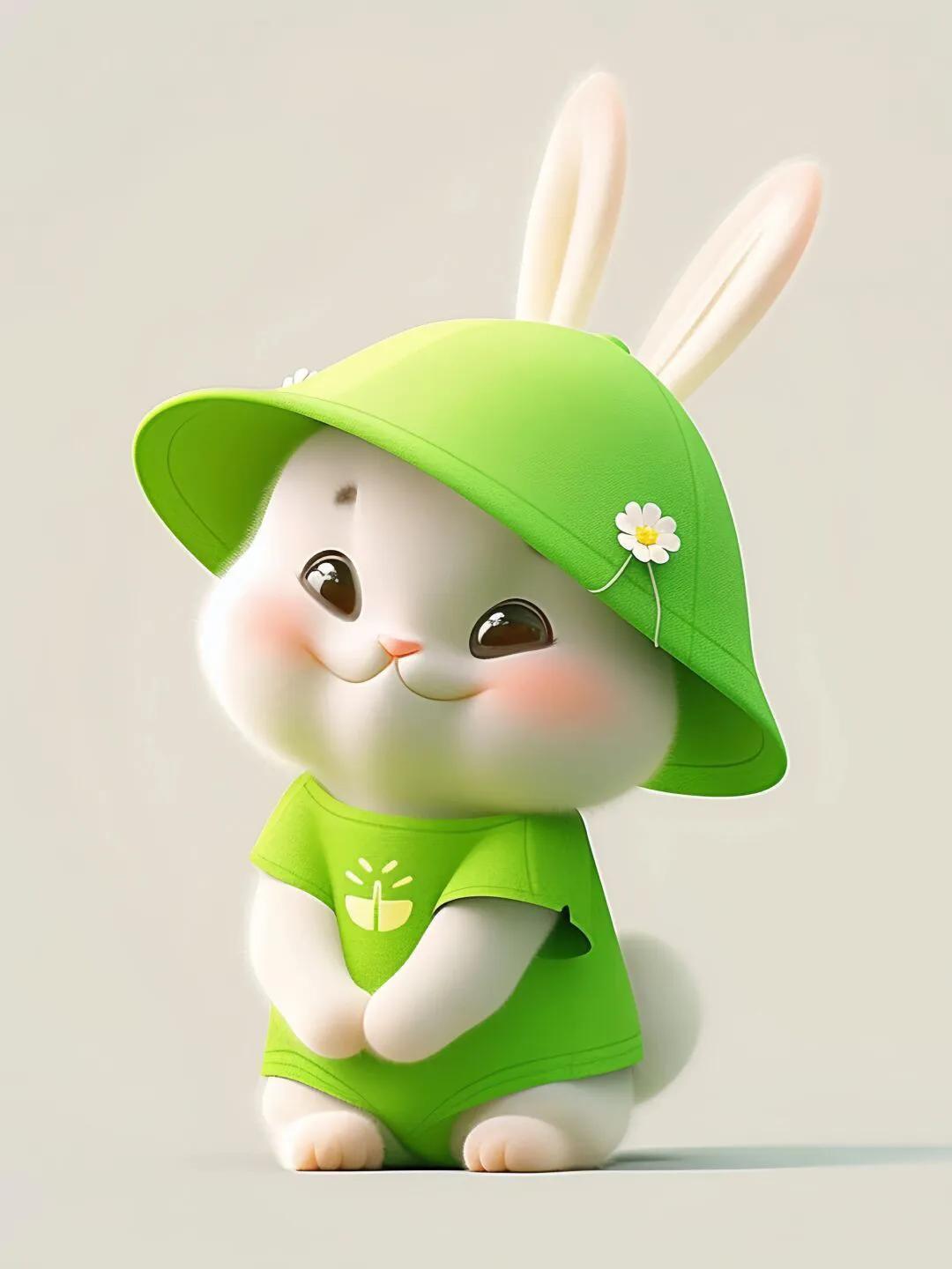 兔子卡通形象系列,卡通可爱的小兔子大全