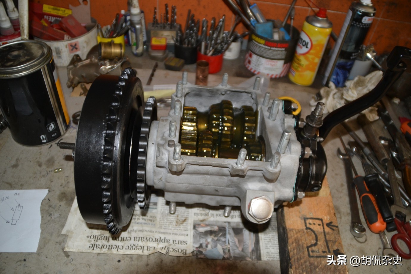 95式军用摩托,日军挂式摩托车