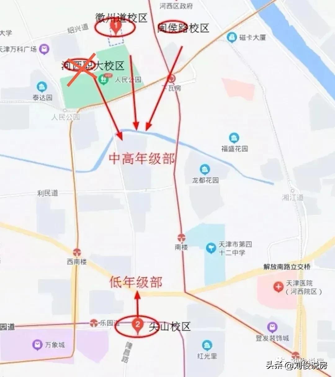 河西区中小学,河西区初中一览表