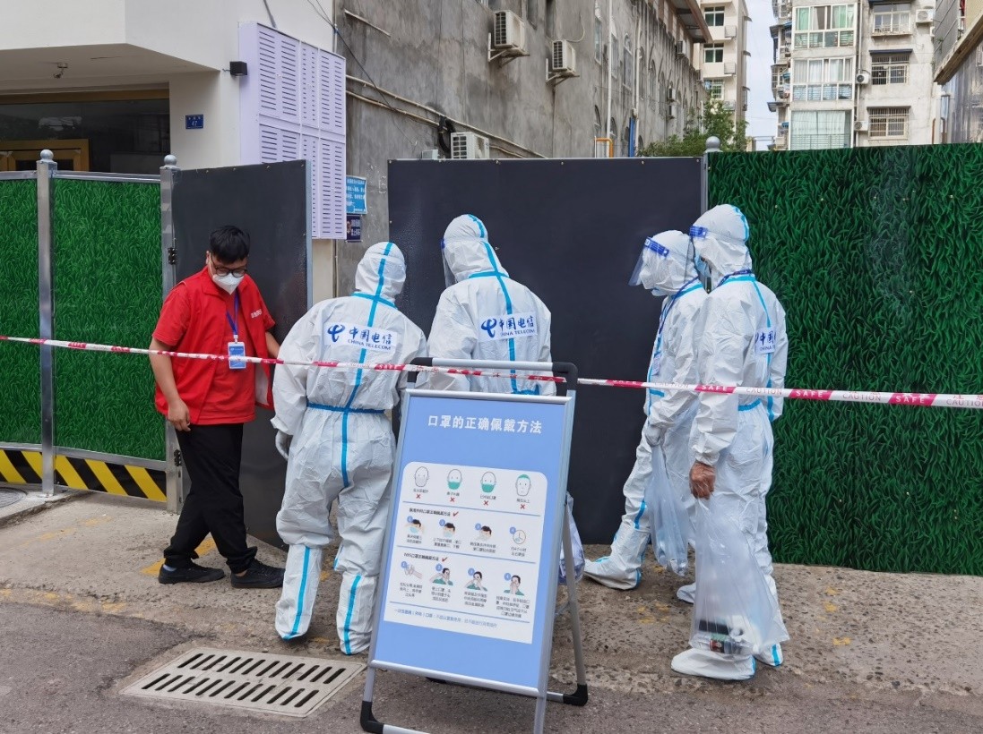 中国电信发短信通知疫情,保供电助力全面抗击疫情