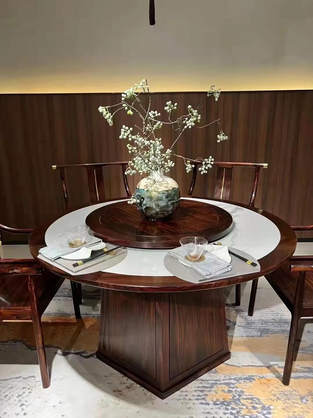 拾贰空间设计,拾贰空间阔叶黄檀红木新中式