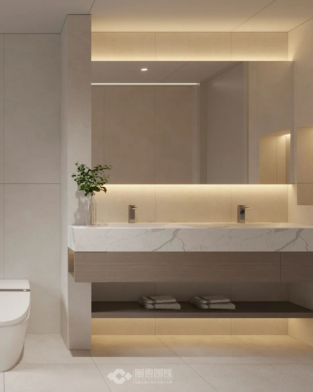 130m现代风打造年轻人梦想中的家,180m现代轻奢一进门就惊艳