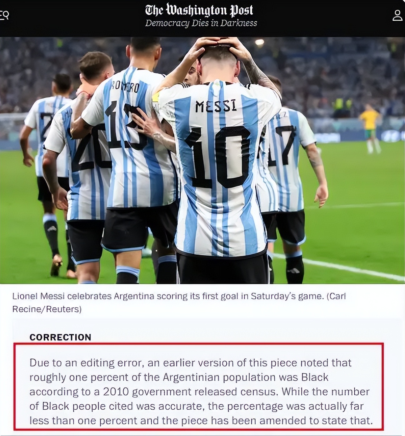 世界杯争冠队没黑人就是“政治不正确”？美媒体真咸吃萝卜