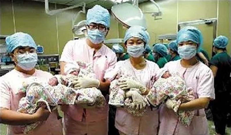 浙江31岁女子产四胞胎,湖南妇女生下八胞胎是否真实
